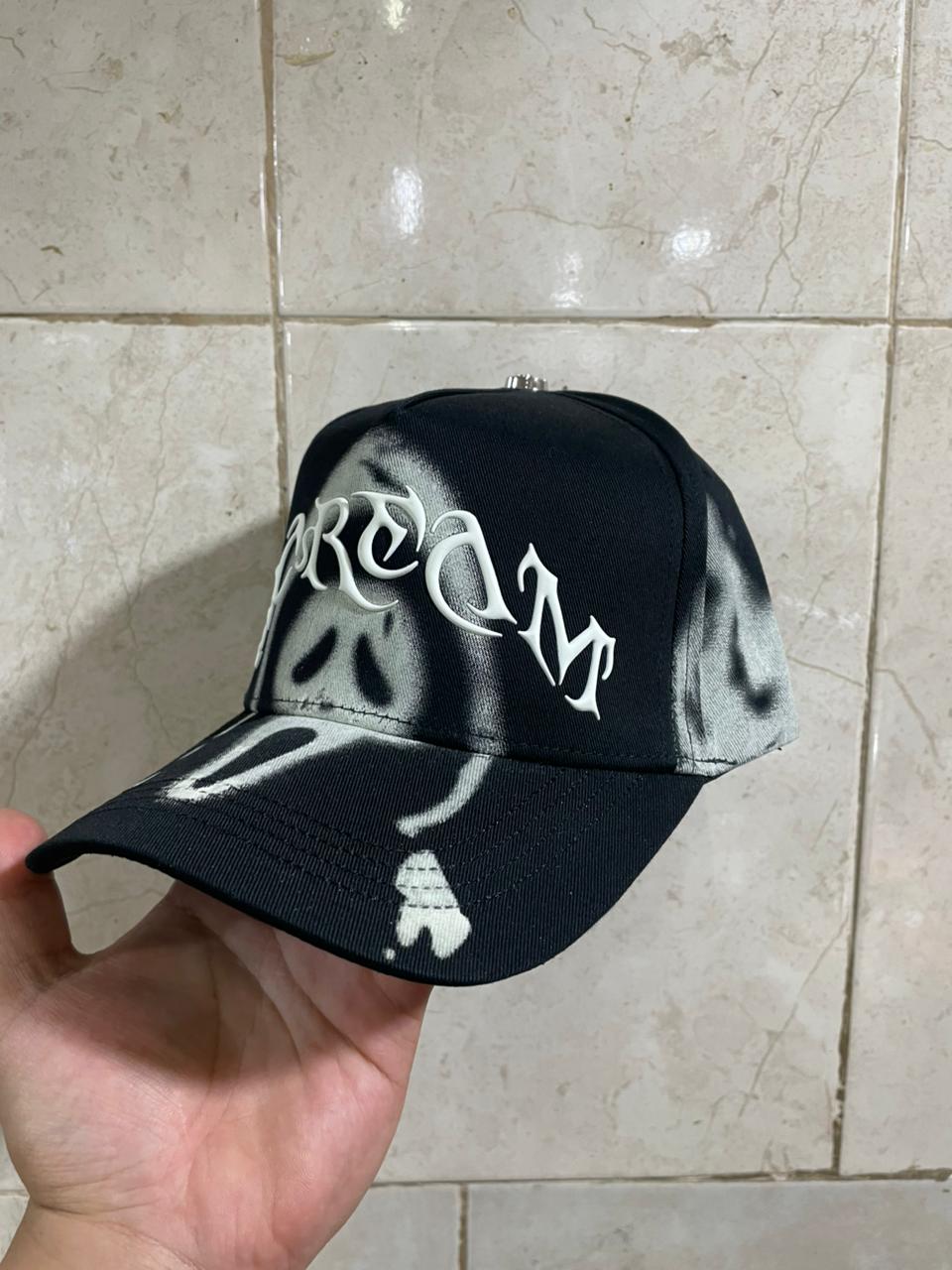 Gorra Urbana – Modelo "Scream Ghost Face" (Edición Especial Airbrush)