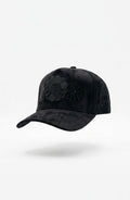 Gorra Urbana – Modelo "Black Flower Melancholy" (Edición Especial Velvet & Rhinestones)