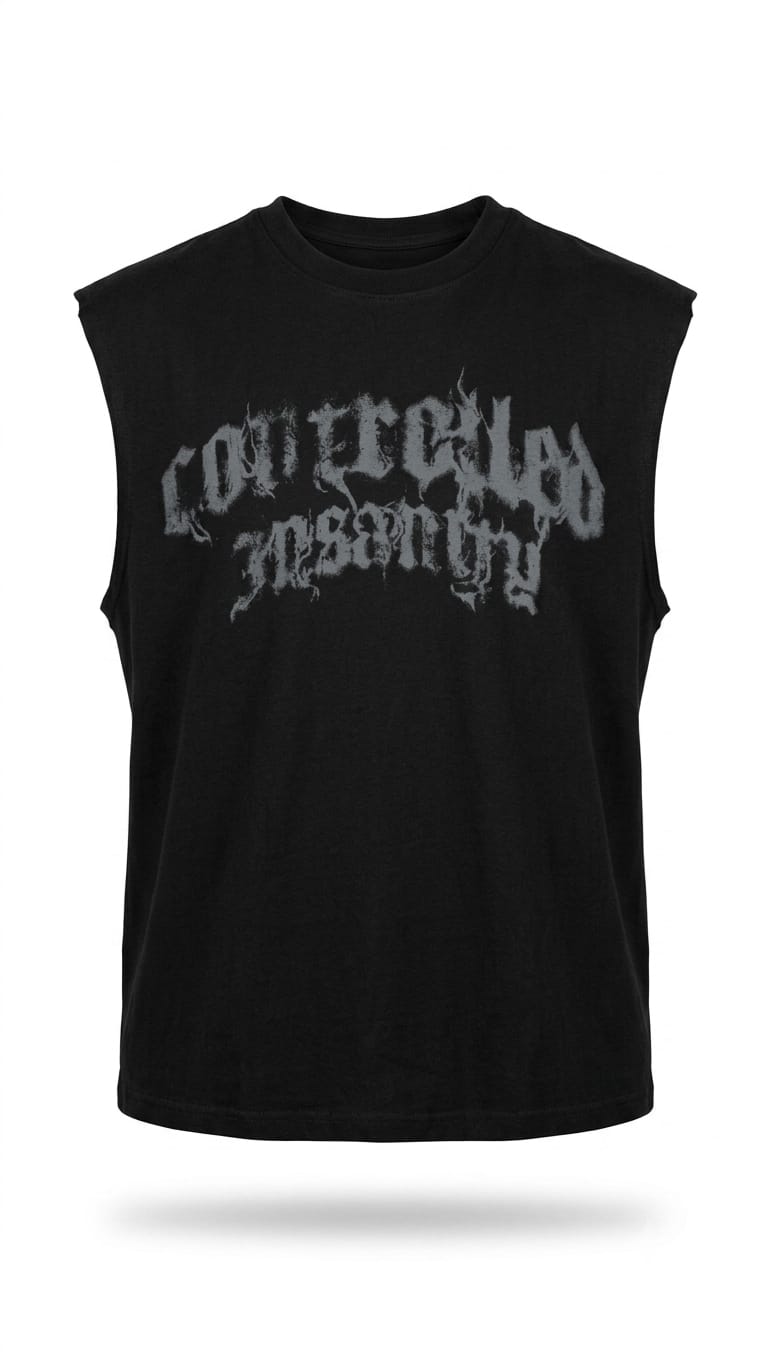 Controled Insanity Tank top oversize mod 1